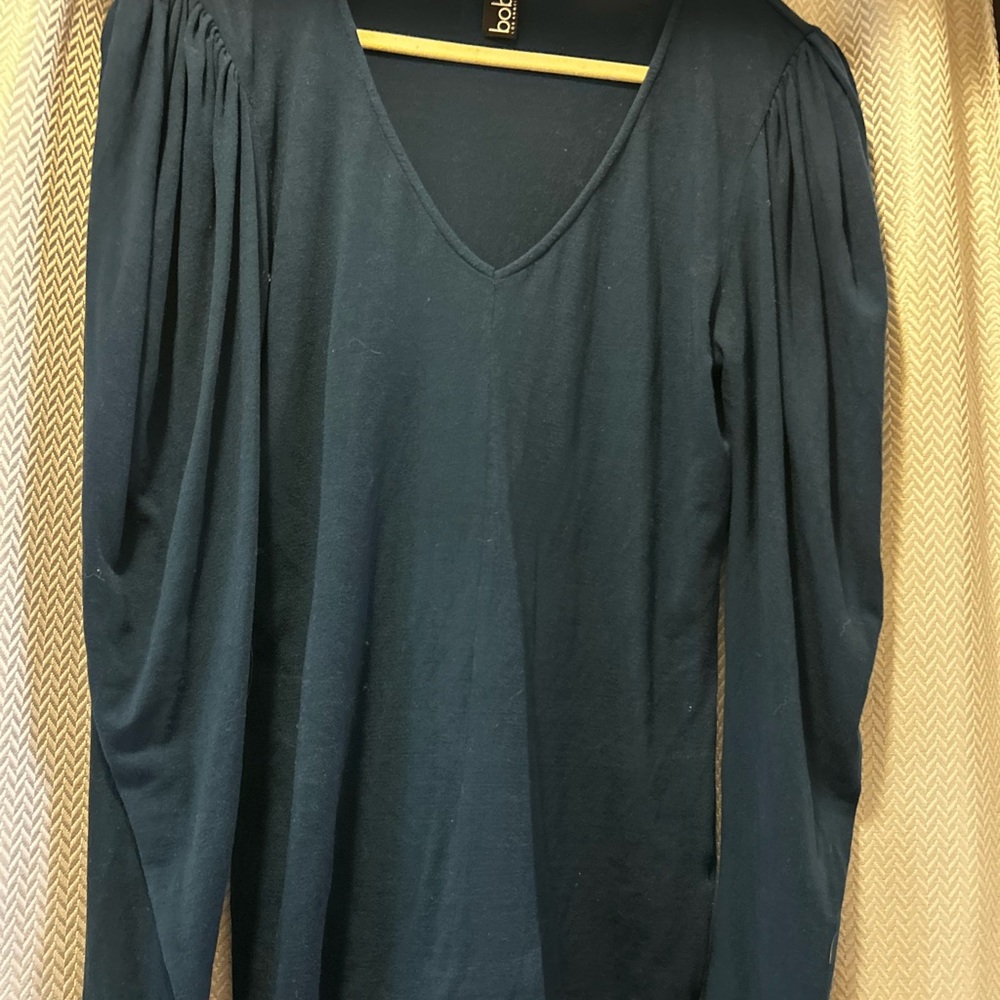Long Sleeve V-Neck Top